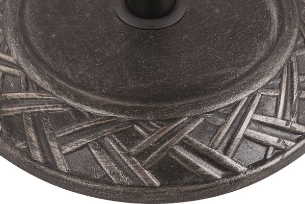 Βάση ομπρέλας Beliani 50 cm καφέ CAPACI (223349) 8083559 4251682242219