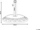 Βάση ομπρέλας Beliani 50 cm καφέ CAPACI (223349) 8083559 4251682242219