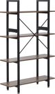 Βιβλιοθήκη Beliani 4 ράφια, σκούρο ξύλο DARBY 7983842 4251682256438