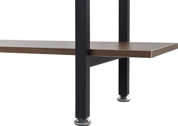 Βιβλιοθήκη Beliani 4 ράφια, σκούρο ξύλο DARBY 7983842 4251682256438