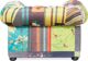 Beliani Πολυθρόνα Chesterfield Patchwork Κίτρινη 8083460 με Υποβραχιόνια