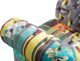 Beliani Πολυθρόνα Chesterfield Patchwork Κίτρινη 8083460 με Υποβραχιόνια
