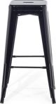 Beliani Σετ 2 μεταλλικά σκαμπό μπαρ 76 cm μαύρο CABRILLO 8083602 4260602372837