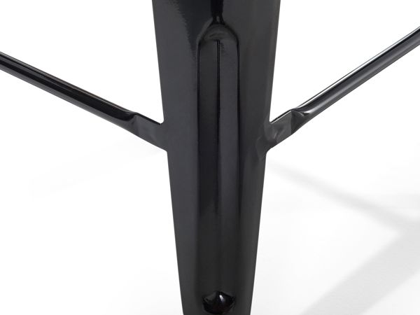Beliani Σετ 2 μεταλλικά σκαμπό μπαρ 76 cm μαύρο CABRILLO 8083602 4260602372837