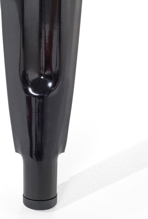 Beliani Σετ 2 μεταλλικά σκαμπό μπαρ 76 cm μαύρο CABRILLO 8083602 4260602372837