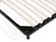 Beliani BASIC Τελάρο Κρεβατιού 160 x 200 cm, Ατσάλινος Σκελετός με Ξύλινα Πηχάκια Λεύκας