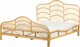Κρεβάτι Beliani Rattan 180 x 200 cm ανοιχτόχρωμο ξύλο DOMEYROT Lumarko! 13286055 4255664829368