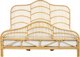 Κρεβάτι Beliani Rattan 180 x 200 cm ανοιχτόχρωμο ξύλο DOMEYROT Lumarko! 13286055 4255664829368
