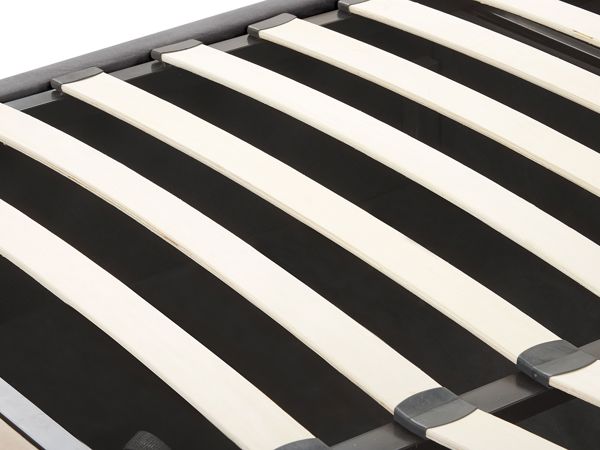 Beliani Βελούδινο κρεβάτι με αποθηκευτικό χώρο 160 x 200 cm γκρι LUBBON 8034385 4251682233439