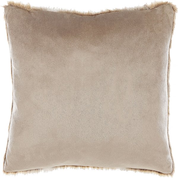 Beliani 2 διακοσμητικά μαξιλάρια 45 x 45 cm καφέ HORDEUM 11356110 4251682278324