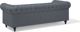 Beliani Γωνιακός αριστερός καναπές, γκρι CHESTERFIELD 8083385 4260624111193