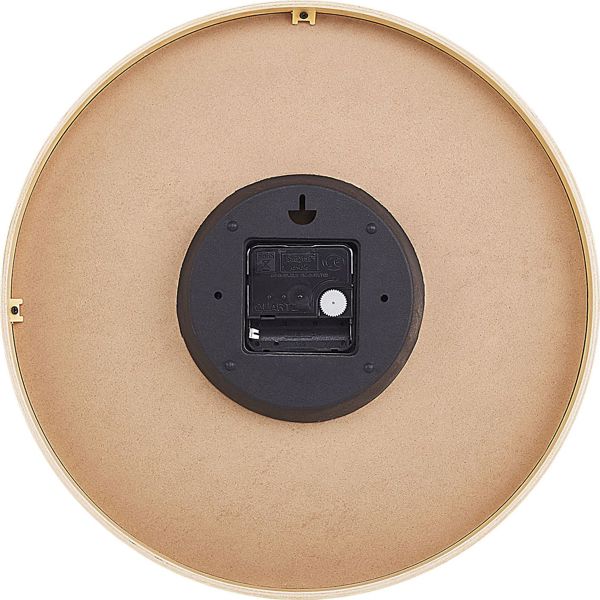 Beliani Ρολόι τοίχου 31 cm γκρι GORDOLA 8034623 4251682242257