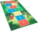 Beliani Παιδικό Χαλί BABADAG Hopscotch, Αντιολισθητικό, Πράσινο, 80x150 cm