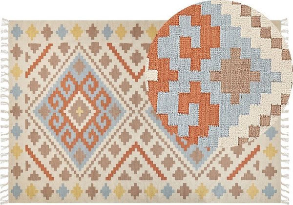 Χαλί Beliani Βαμβακερό κιλίμ 200 x 300 cm πολύχρωμο ATAN Lumarko! 13508732 4255664829511