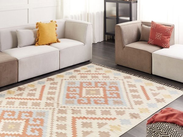 Χαλί Beliani Βαμβακερό κιλίμ 200 x 300 cm πολύχρωμο ATAN Lumarko! 13508732 4255664829511