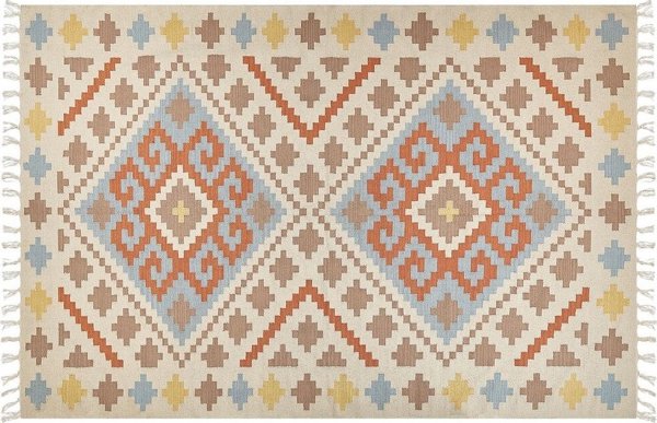 Χαλί Beliani Βαμβακερό κιλίμ 200 x 300 cm πολύχρωμο ATAN Lumarko! 13508732 4255664829511