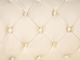 Beliani Πολυθρόνα Chesterfield Δερμάτινη 8083465 Κρεμ, Κλασικό Αγγλικό Στυλ