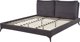 Κρεβάτι Beliani Velvet 180 x 200 cm σκούρο γκρι MELLE 8034391 4251682256582