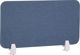 Beliani Wally Διαχωριστικό Γραφείου 80 x 40 cm Μπλε, Θήκη Προστασίας Ιδιωτικότητας
