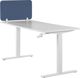 Beliani Wally Διαχωριστικό Γραφείου 80 x 40 cm Μπλε, Θήκη Προστασίας Ιδιωτικότητας