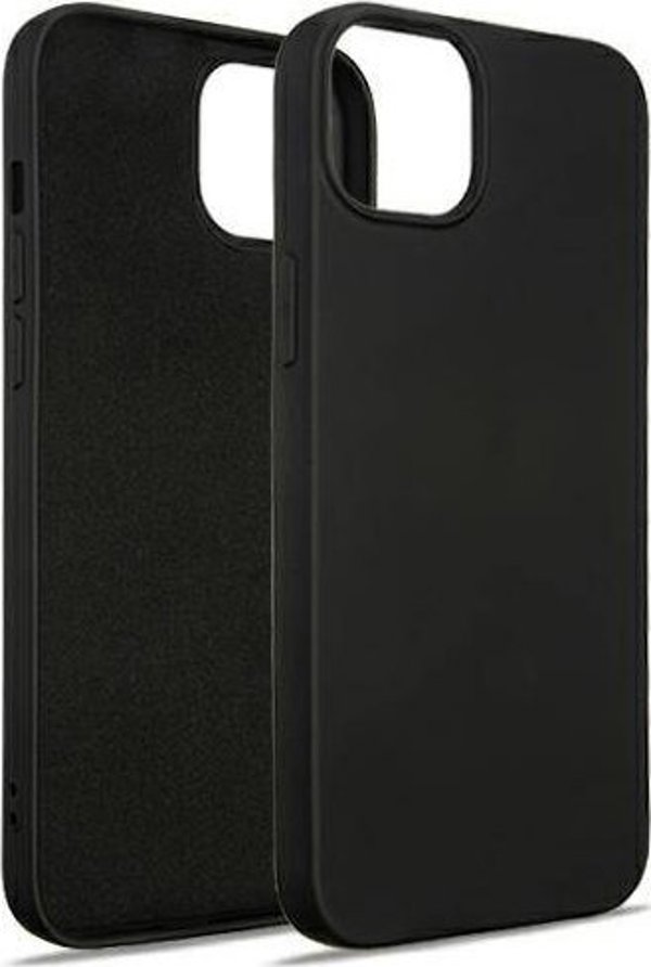 Θήκη σιλικόνης Beline Beline για iPhone 15 Plus 6,7" μαύρη/μαύρη 14236567 5905359817871