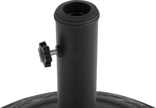 Βάση ομπρέλας Beliani 50 cm μαύρη CAPACI (223356) 8083564 4251682242240