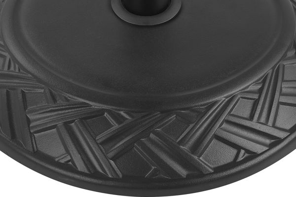 Βάση ομπρέλας Beliani 50 cm μαύρη CAPACI (223356) 8083564 4251682242240