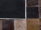 Beliani Δερμάτινο χαλί συνονθύλευμα 140 x 200 cm καφέ και μπεζ OKCULU 8497449 4251682206952