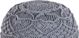 Beliani Pouf Kayseri 40cm, Υφαντό Πουφ από Βαμβάκι, Γκρι, Μοντέρνο & Boho Στυλ