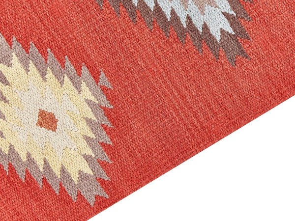 Χαλί Beliani Βαμβακερό κιλίμ 80 x 150 cm πολύχρωμο LORUT Lumarko! 13508734 4255664829443
