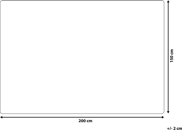 Κουβέρτα Beliani Reka 150x200 cm, Φανελένια Χριστουγεννιάτικη Κουβέρτα, Κόκκινη με Μπλε Μοτίβο