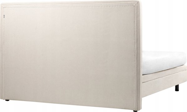 Ρυθμιζόμενο κρεβάτι με επένδυση 180 x 200 cm σε μπεζ χρώμα DUKE II Lumarko από την Beliani!