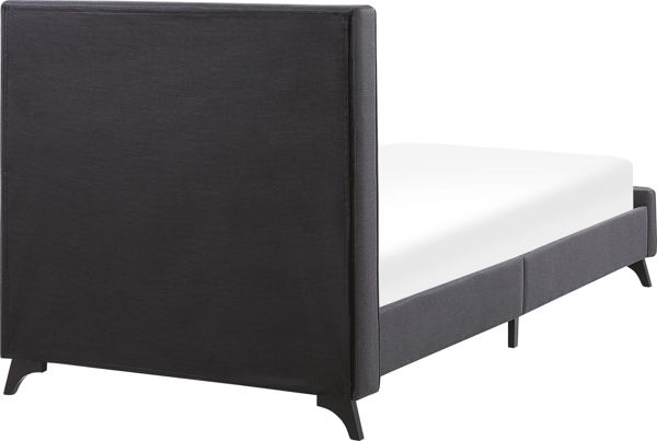Beliani Επενδυμένο κρεβάτι 90 x 200 cm γκρι AMBASSADOR 8328180 4260624119823