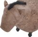 Beliani Παιδικό Πουφ Άλογο HORSE, Οικολογικό Δέρμα, Καφέ, 8033419