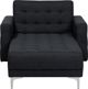 Σεζλόνγκ Beliani Graphite ABERDEEN 8034720 4260624116211