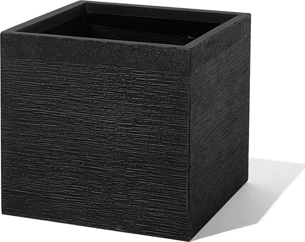 Μπελιανή Τετράγωνη γλάστρα 40 x 40 x 38 cm μαύρη ΠΑΡΟΣ 11356211 4260602372646