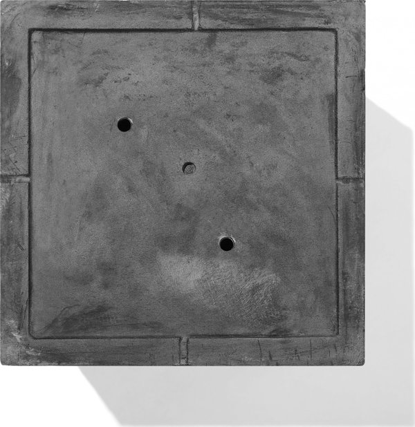 Μπελιανή Τετράγωνη γλάστρα 40 x 40 x 38 cm μαύρη ΠΑΡΟΣ 11356211 4260602372646
