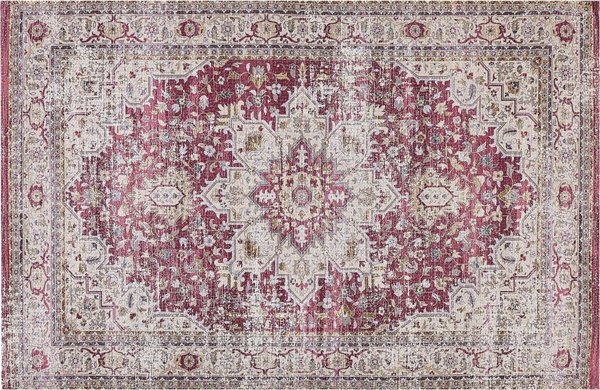 Μοκέτα Beliani Lumarko 150 x 230 cm κόκκινο και μπεζ ARHAVI! 11755451 4251682273442