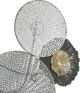 Beliani Διακόσμηση τοίχου ZIRCONIUM Μαύρο και ασημί 8083722 4251682257114