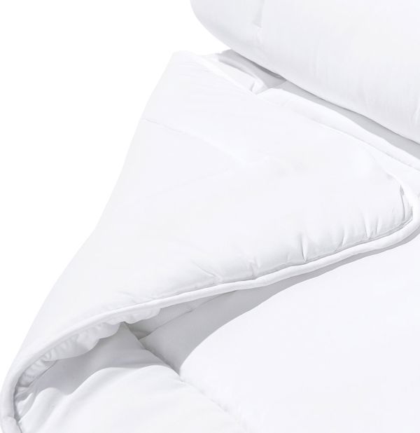 Πάπλωμα Beliani Kabru Microfiber 155x200cm, Λευκό