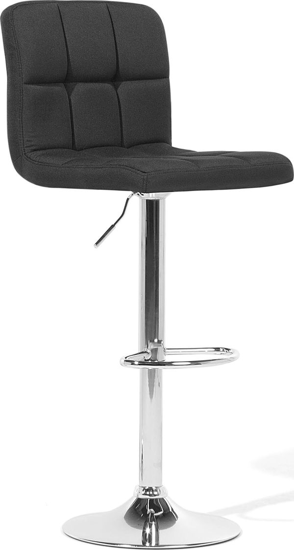 Beliani Σετ 2 ρυθμιζόμενα σκαμπό μπαρ μαύρο MARION 8397547 4260586351095