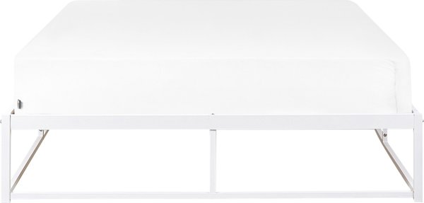 Μεταλλικό κρεβάτι Beliani 140 x 200 cm λευκό VIRY Lumarko!