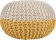 Beliani Pouf 50 x 35 cm κιτρινομπεζ CONRAD 8083424 4251682203135