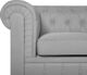 Πολυθρόνα Beliani Chesterfield, Ανοιχτό Γκρι, Ύφασμα, Κλασικό Αγγλικό Στυλ, 7984210