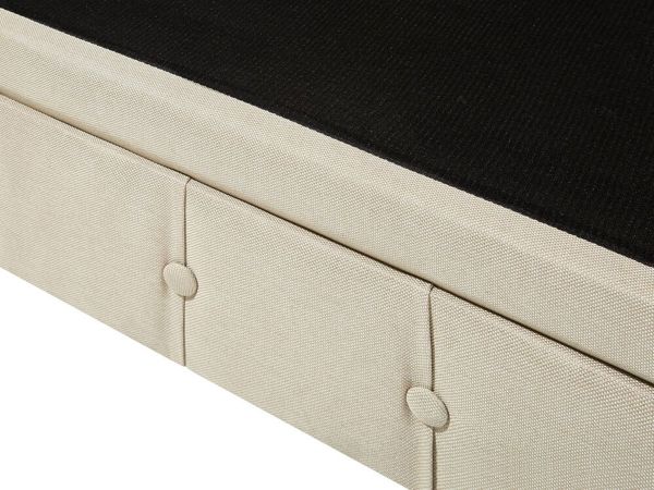 Beliani Πολυθρόνα Chesterfield Μπεζ, Κλασικό Αγγλικό Στυλ με Καπιτονέ Λεπτομέρειες