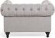 Πολυθρόνα Beliani ανοιχτό γκρι CHESTERFIELD 7984238 4260580922185