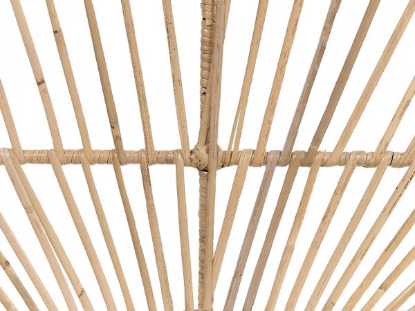 Τραπέζι κήπου Beliani 67 x 67 Natural Rattan CESENATICO Lumarko! 13514921 4255664833334