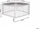Τραπέζι κήπου Beliani 67 x 67 Natural Rattan CESENATICO Lumarko! 13514921 4255664833334