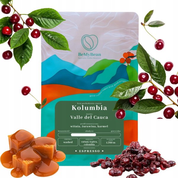 BeMyBean - κόκκοι καφέ Κολομβία Valle del Cauca Washed Espresso 250 g