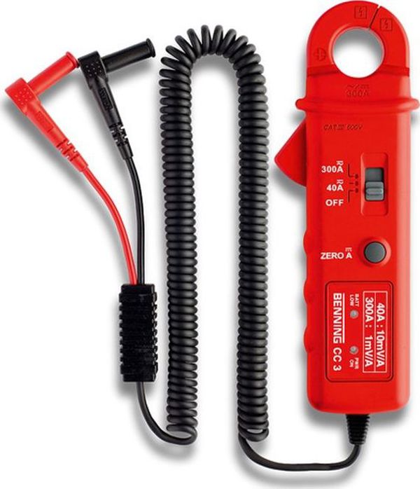 Benning CC 3 Προσαρμογέας Ρεύματος AC/DC, 0,2 A - 300 A, Άνοιγμα Σιαγόνων 25 mm, CAT III 600 V